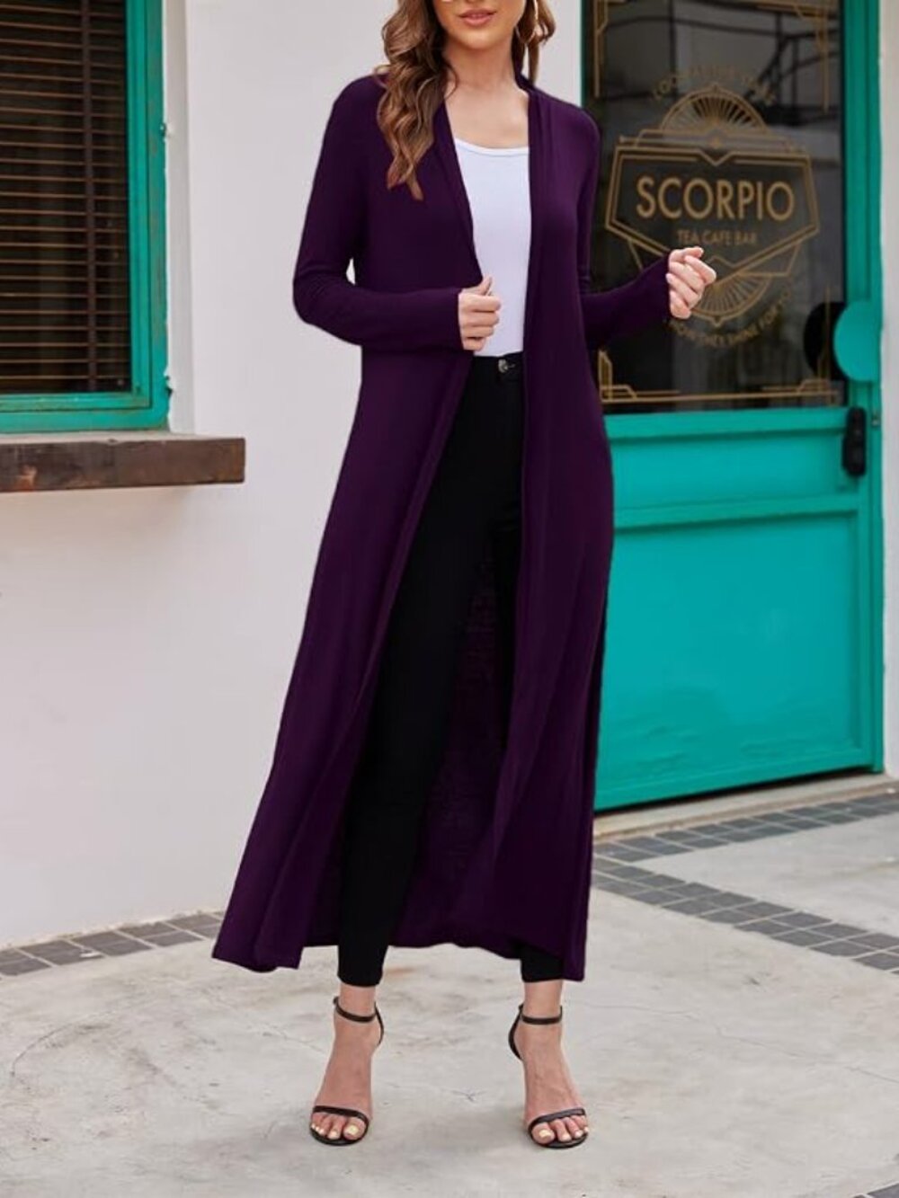 Zenana Women Floor Length Open Front Cardigan/Duster
